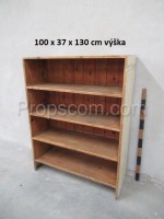 Wooden bookshelf