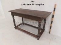 Long wooden table 