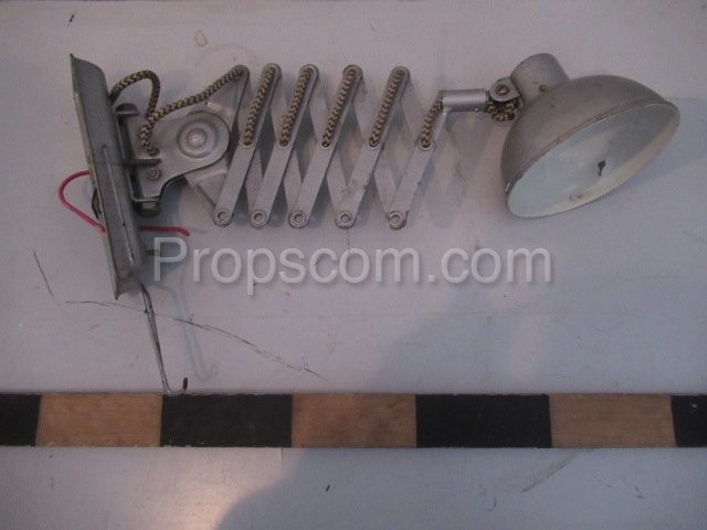 Silver work lamp pull-out plate gray