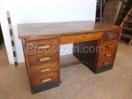 Dark wooden desk