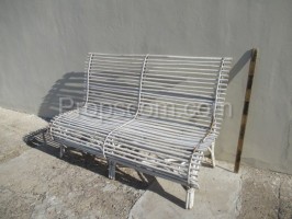 Wicker bench