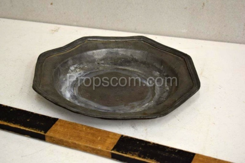 Pewter plate