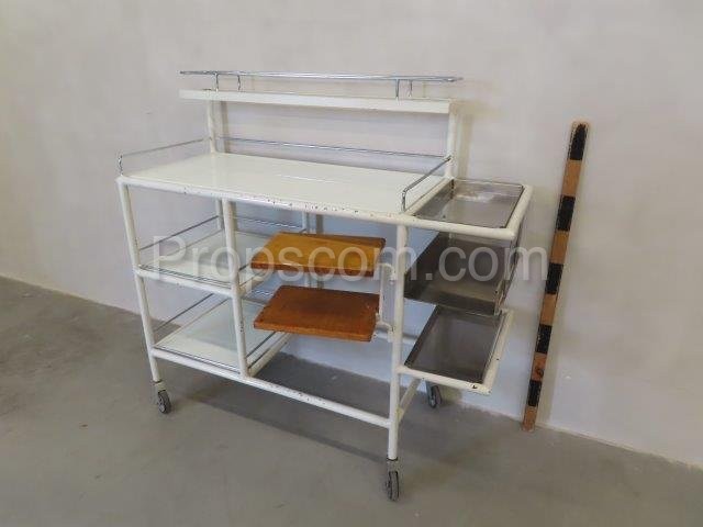 Trolley for medical supplies