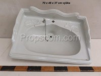 White washbasin