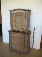 medieval wooden cabinet massive