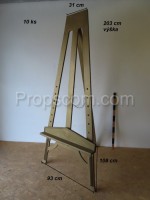 Easel for paintings