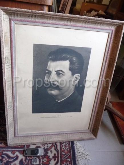 Fotografien im Rahmen von Josif Vissarionovič Stalin