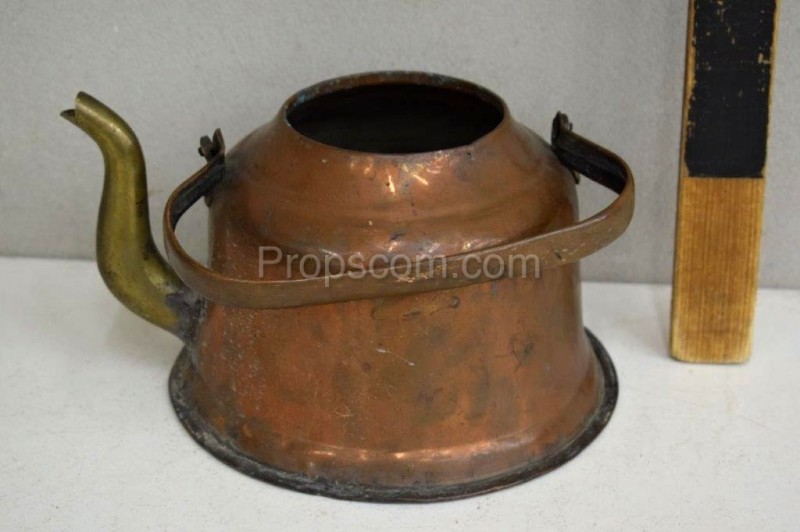Brass copper teapot