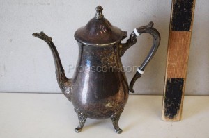 Silver-plated teapot