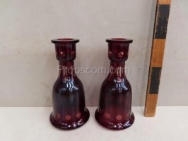 Paired vases or decanters