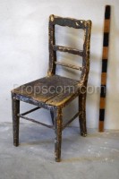 Varnished wooden chairs