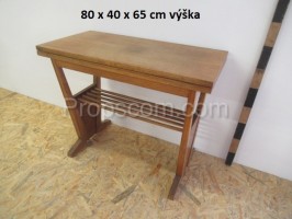 Wooden storage table