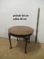 Wooden round table