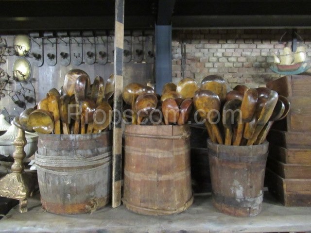 medieval carved spoons and ladles