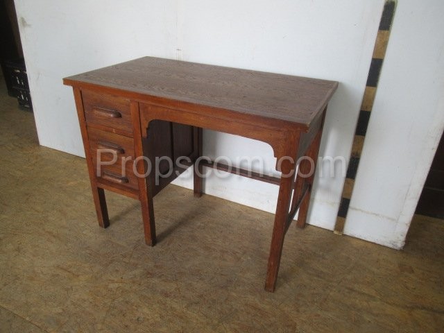 Dark wooden desk