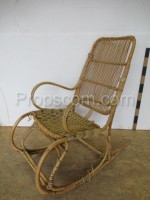 Wicker rocking chair