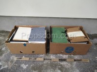 Box of files (waste paper)