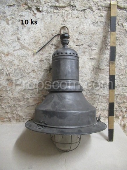 Large hanging industrial lamp