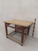 Wooden table with legs 