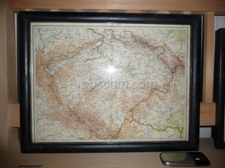 Karte von Böhmen