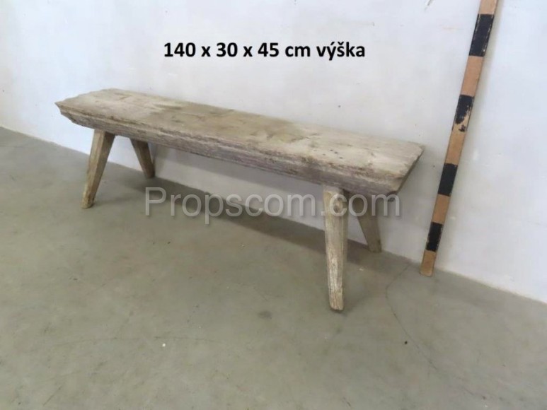 Wooden bench