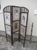 Screen with photos