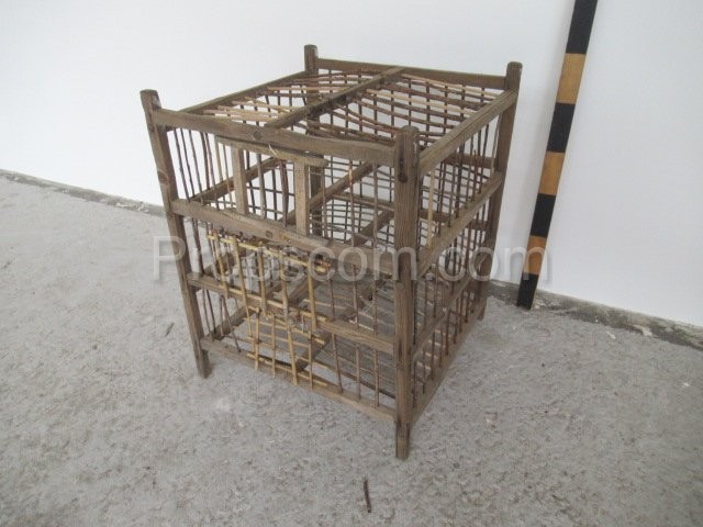 Wooden cage