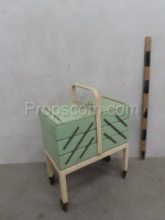 Folding sewing table