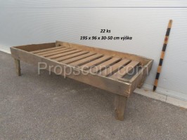 Wooden bed