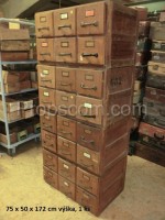 Wooden filing cabinet