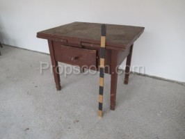 Table with hinged top