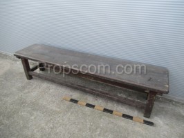 Wooden bench