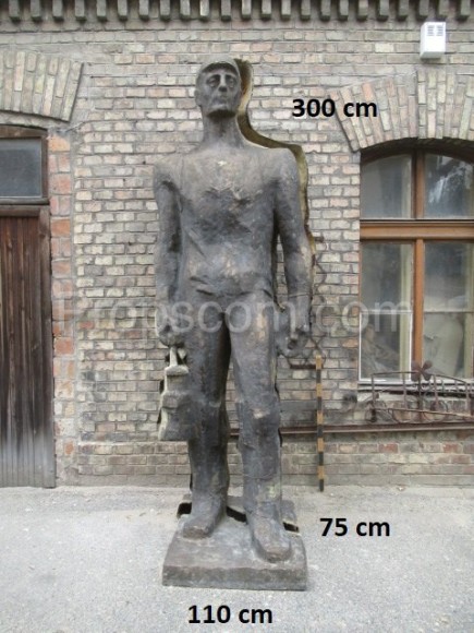 Statue eines Arbeiters