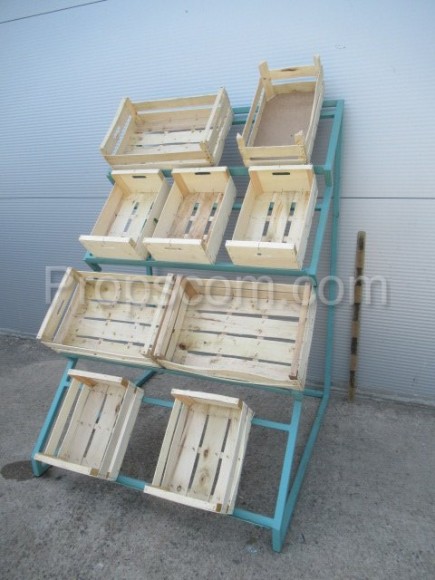 metal construction for crates