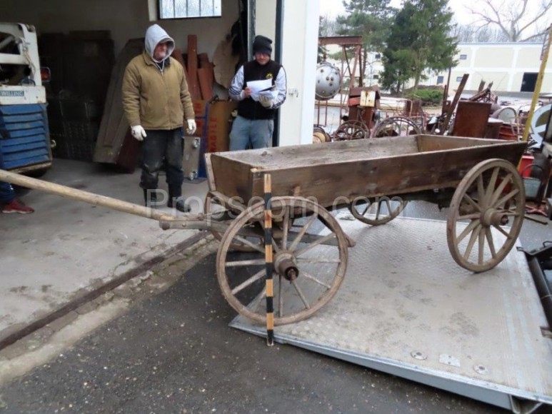 Wooden flatbed