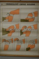 School poster - Knee bandage