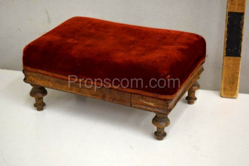 Upholstered footstool