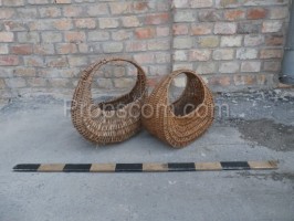 Wicker shopping baskets