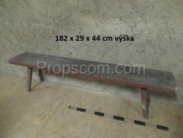 Wooden bench