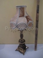 Table lamp decorated old pink