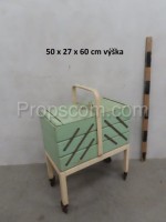 Folding sewing table