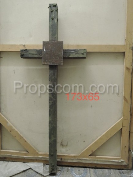 Wooden cemetery cross