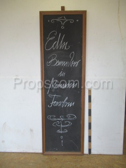 Advertising banner - blackboard