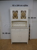 Glass kitchen cabinet