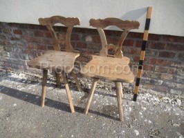 Metal plywood chair