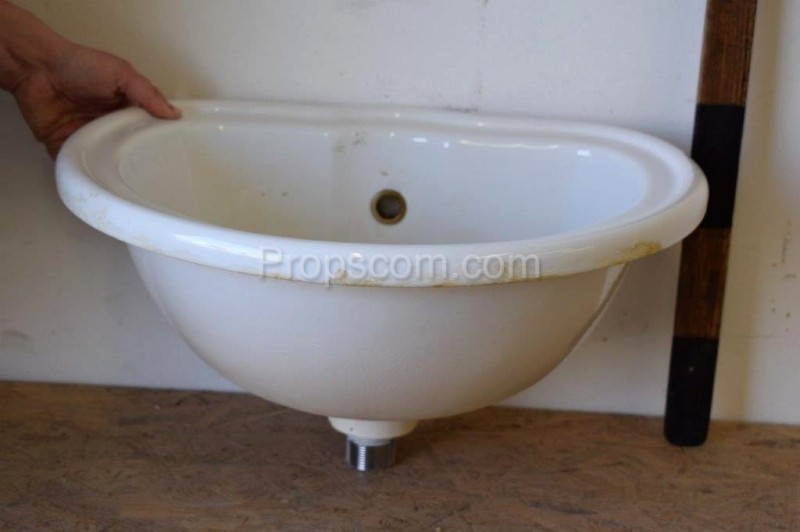 White washbasin
