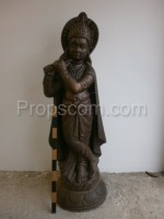 Orient wooden statue