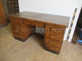 Dark wooden desk