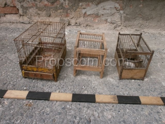Wooden cages