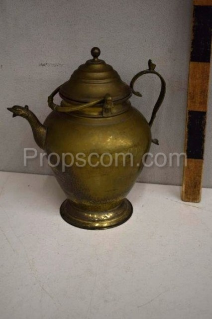 Brass kettle  Propscom - movie prop rental